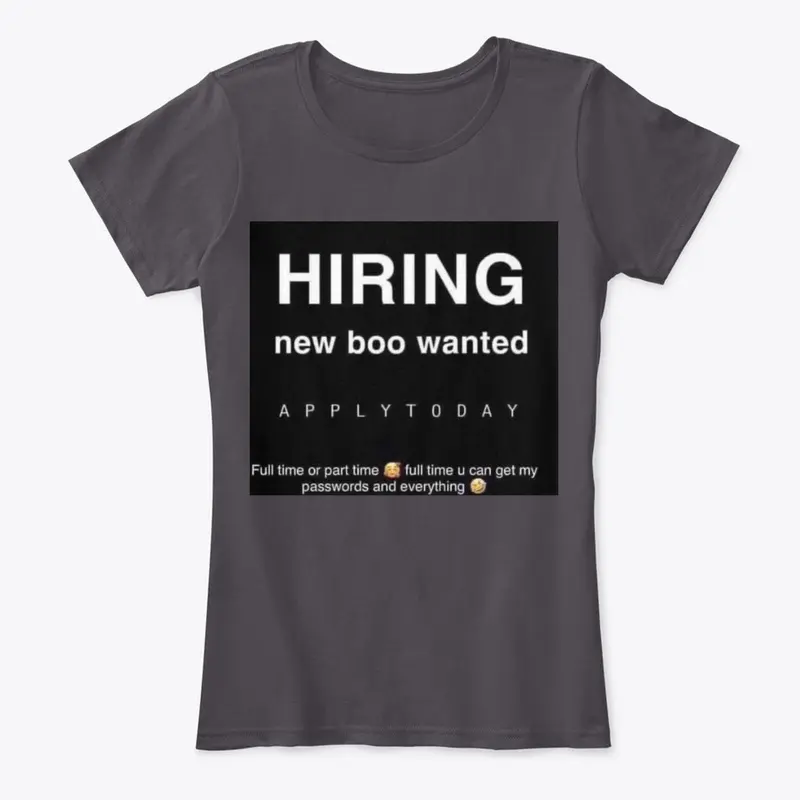 Hiring Ad for New Boo